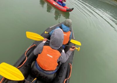 excursion en canoas parque ushuaia