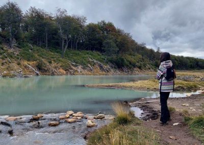 Laguna esmeralda camino trekking