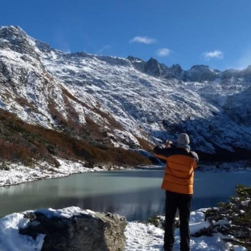Laguna esmeralda invierno