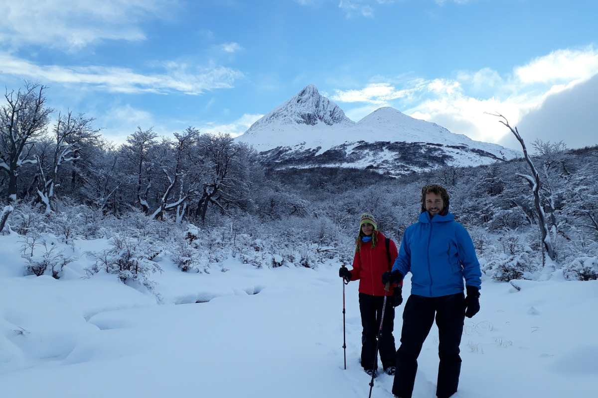 Laguna Esmeralda en invierno