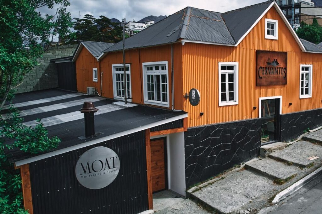 Gastronomia e arquitetura em Ushuaia