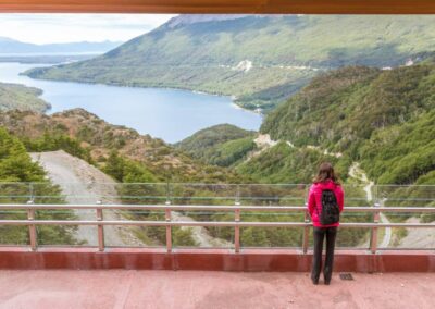 mirador a los lagos fueguinos