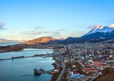 Vista panorámca de la ciudad de Ushuaia