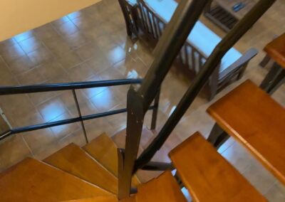escaleras caracol gran casa ushuaia