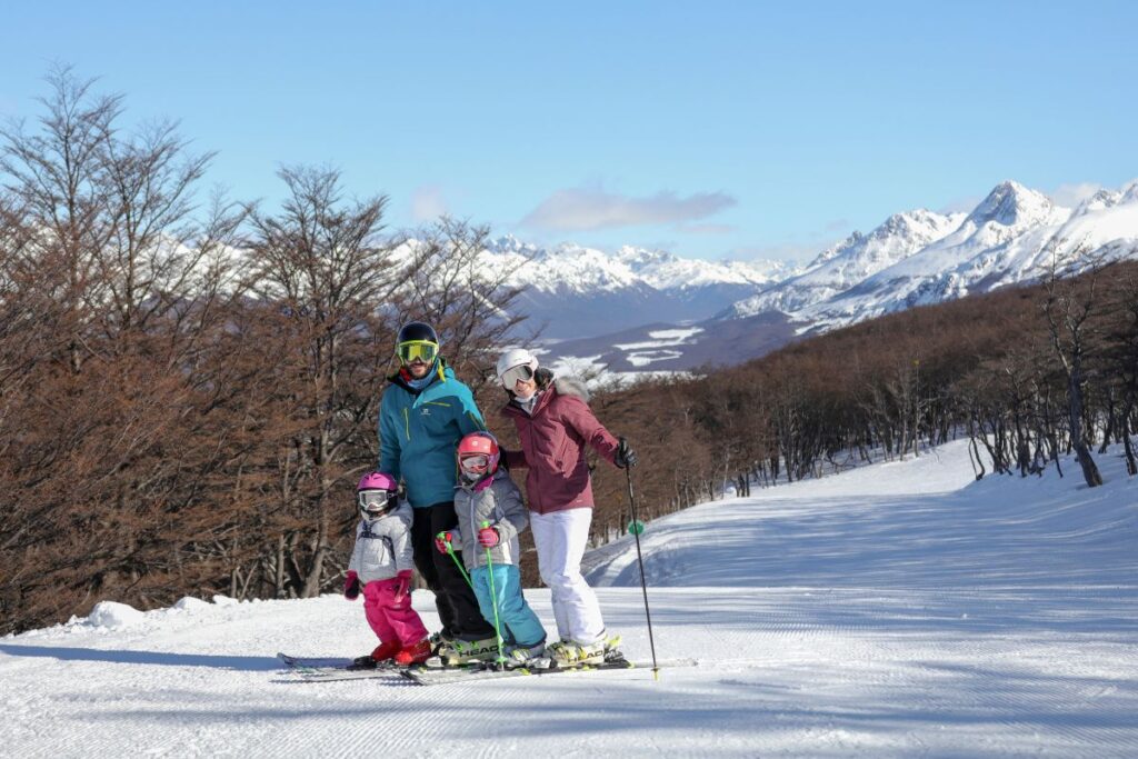 Ski para niños en Ushuaia