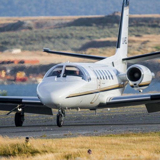 Arribo del Avión Cessna Citation II