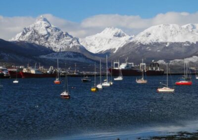 vista al canal beagle ushuaia