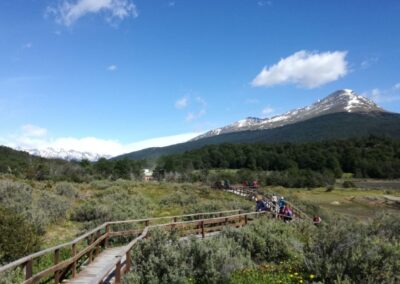 trekking por el parque nacional