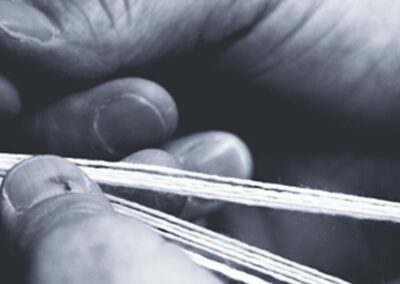 trabajos con lana ona land