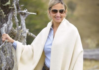 manta de viaje flor nativa