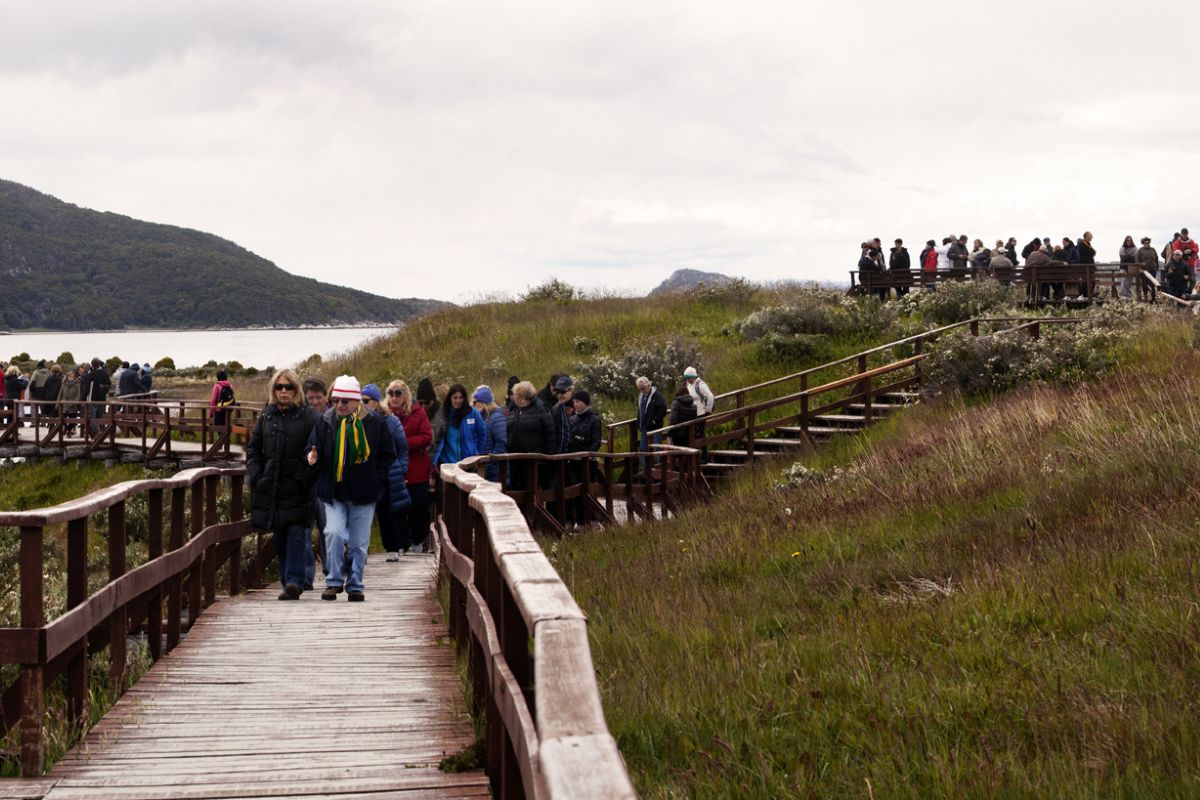 senderismo en el parque nacional