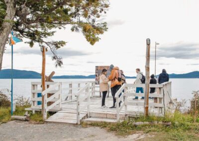 ingresando al muelle