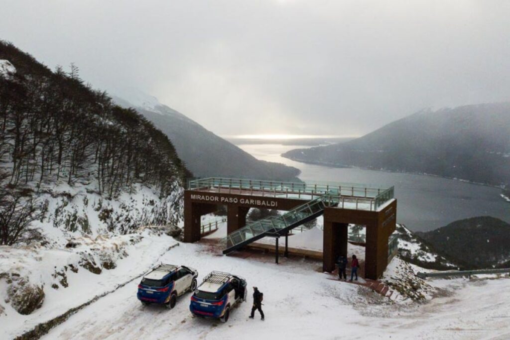 Lake Escondido and Lake Fagnano in Winter: Tierra del Fuego