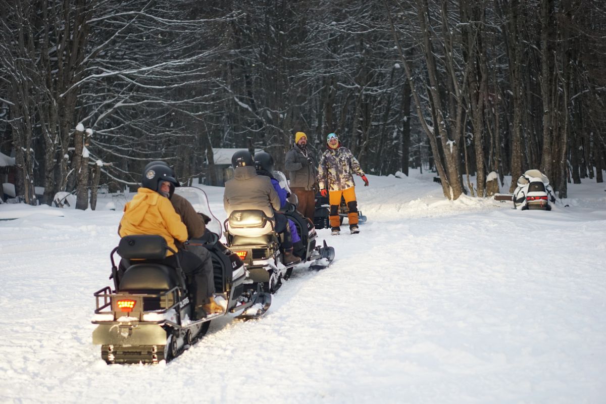 motos de nieve