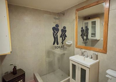 Luna negra - baño Departamento en Ushuaia