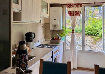 Luna negra - Cocina integrada Departamento en Ushuaia