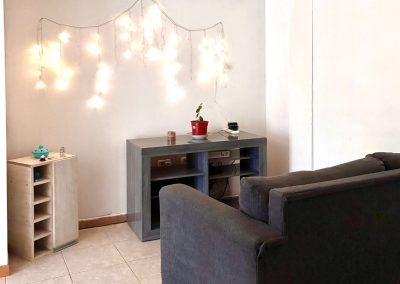 Luna negra - living Departamento en Ushuaia