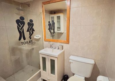 Luna negra - baño Departamento en Ushuaia