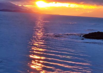 atardecer en puerto almanza